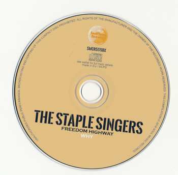 3CD/Set di cofanetti The Staple Singers: For What It's Worth (The Complete Epic Recordings 1964-1968)