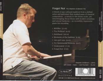 CD The Stephen Anderson Trio: Forget Not