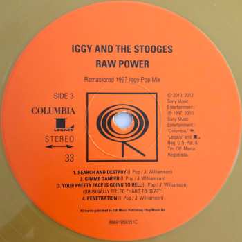 2LP The Stooges: Raw Power CLR