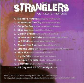 CD The Stranglers: No More Heroes