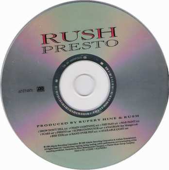 7CD/Set di cofanetti Rush: The Studio Albums - 1989-2007