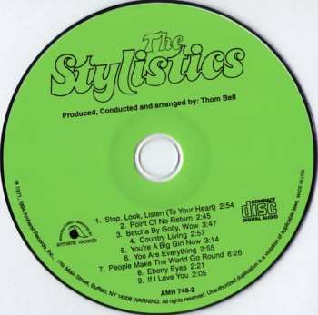 CD The Stylistics: The Stylistics