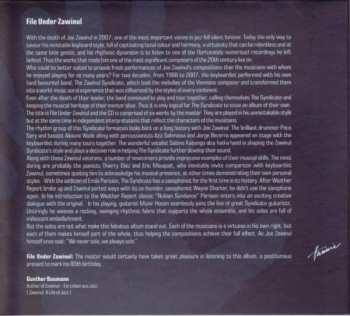 CD The Syndicate: File Under Zawinul