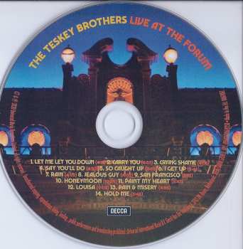 CD The Teskey Brothers: Live At The Forum DIGI