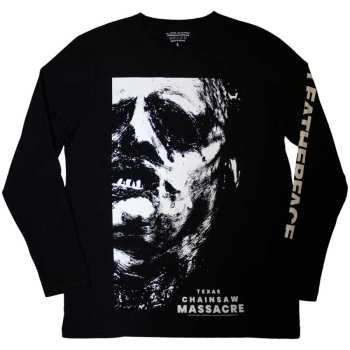 Merch The Texas Chainsaw Massacre: Long Sleeve Maglietta Leather Face