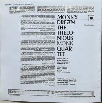 CD The Thelonious Monk Quartet: Monk's Dream