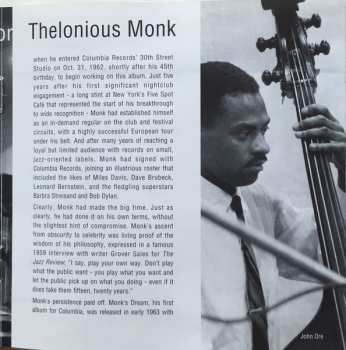 CD The Thelonious Monk Quartet: Monk's Dream