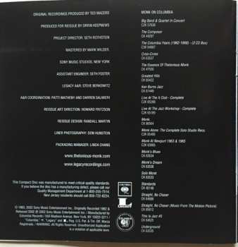 CD The Thelonious Monk Quartet: Monk's Dream