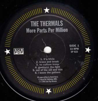 LP The Thermals: More Parts Per Million
