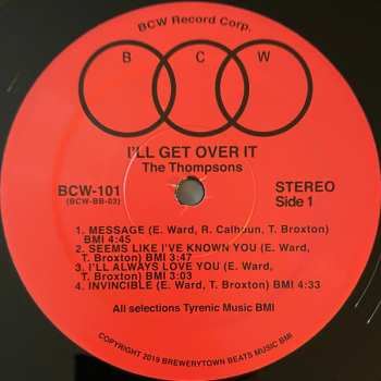 LP The Thompsons: I'll Get Over It