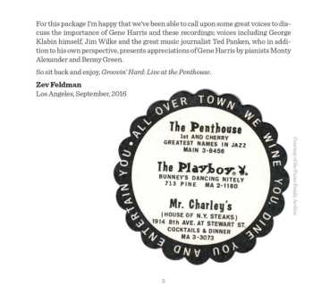 CD The Three Sounds: Groovin' Hard (Live At The Penthouse 1964-1968)