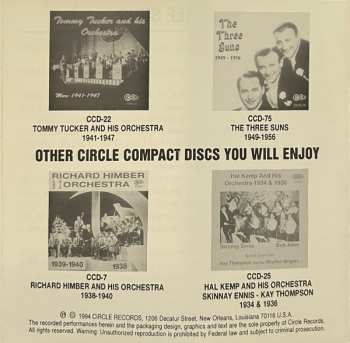 CD The Three Suns: Second Volume 1949-1953