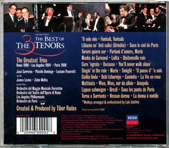 CD The Three Tenors: The Best Of The 3 Tenors (The Great Trios)