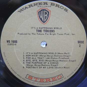 LP The Tokens: It's A Happening World