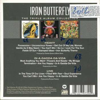 3CD/Set di cofanetti Iron Butterfly: The Triple Album Collection