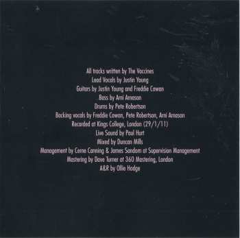 CD The Vaccines: Live From London, England