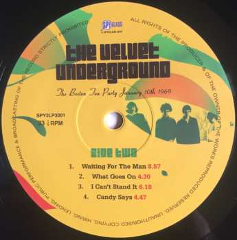 2LP The Velvet Underground: The Boston Tea Party January 10th 1969