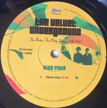 2LP The Velvet Underground: The Boston Tea Party January 10th 1969