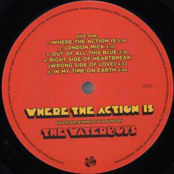 LP The Waterboys: Where The Action Is