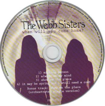 CD The Webb Sisters: When Will You Come Home?