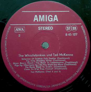LP The Whistlebinkies: The Whistlebinkies & Ted McKenna