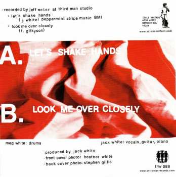 SP The White Stripes: Let's Shake Hands