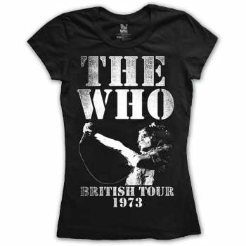 Merch The Who: Donne Maglietta British Tour 1973 