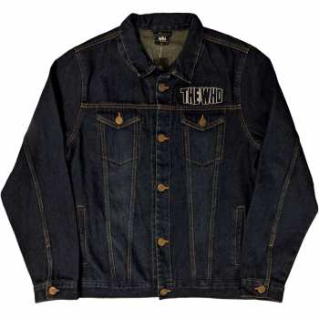 Merce The Who: The Who Unisex Denim Jacket: Long Live Rock (back Print) (small) S