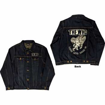 Merce The Who: The Who Unisex Denim Jacket: Long Live Rock (back Print) (small) S