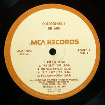 2LP The Who: Quadrophenia