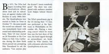 2CD The Who: Philadelphia