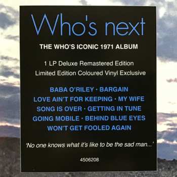 LP The Who: Who's Next CLR | DLX | LTD