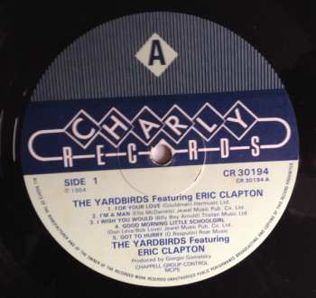 LP The Yardbirds: The Yardbirds Featuring Eric Clapton