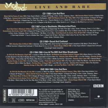 4CD/DVD/Set di cofanetti The Yardbirds: Live And Rare LTD