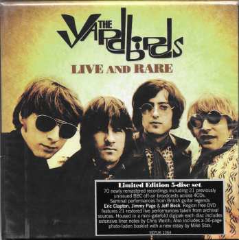 4CD/DVD/Set di cofanetti The Yardbirds: Live And Rare LTD