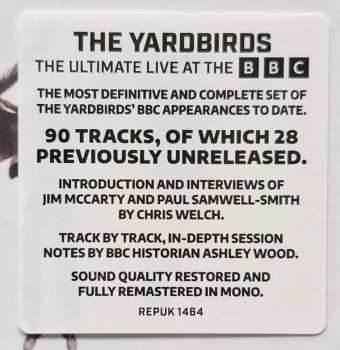 4CD/Set di cofanetti The Yardbirds: The Ultimate Live At The BBC