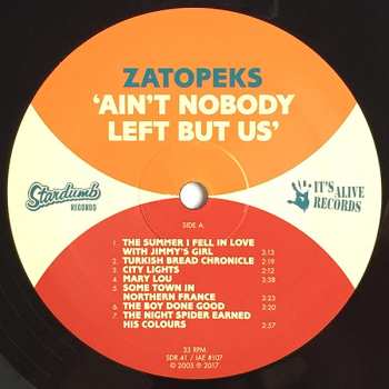 LP The Zatopeks: Ain't Nobody Left But Us