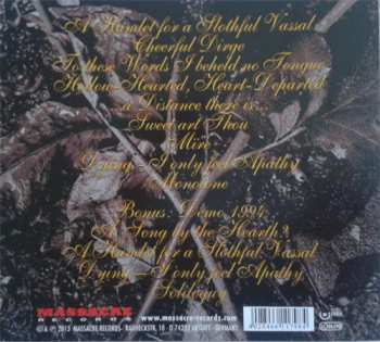 CD Theatre Of Tragedy: Theatre Of Tragedy DIGI