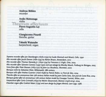 CD Theatrum Affectuum: Nicola Matteis: Most Ravishing Things