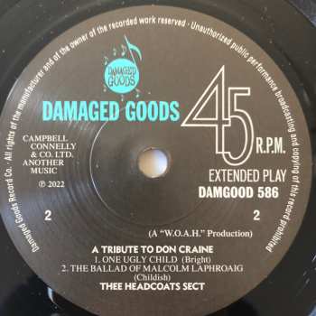 EP Thee Headcoats Sect: A Tribute To Don Craine