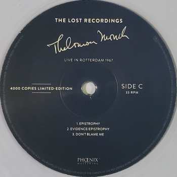 2LP/Set di cofanetti Thelonious Monk: Live In Rotterdam 1967 LTD | NUM | CLR