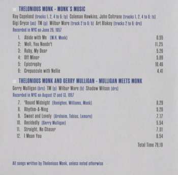 10CD/Set di cofanetti Thelonious Monk: Milestones Of A Legend