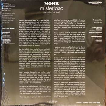 LP Thelonious Monk: Misterioso (Recorded On Tour)