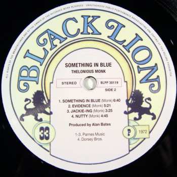 LP Thelonious Monk: Something In Blue LTD