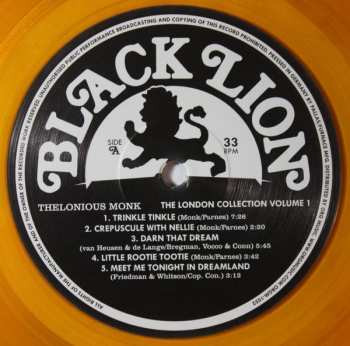 LP Thelonious Monk: The London Collection Volume 1 LTD | CLR