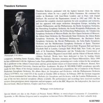 CD نيسم جلال:  Impressions For Saxophone And Orchestra
