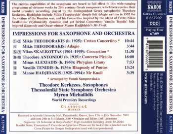 CD نيسم جلال:  Impressions For Saxophone And Orchestra