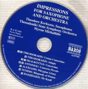 CD نيسم جلال:  Impressions For Saxophone And Orchestra