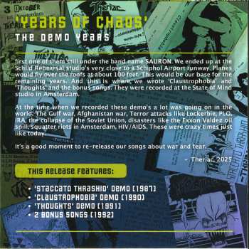 CD Theriac: Years Of Chaos LTD