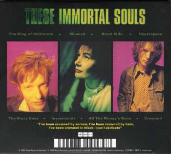 CD These Immortal Souls: I'm Never Gonna Die Again